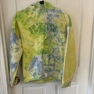 Vibrant Tie-Dye St. Kitts Hoodie